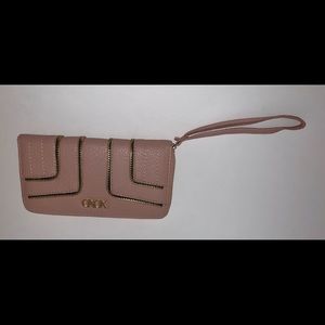 XOXO Zip-Around Blush Wallet for Women